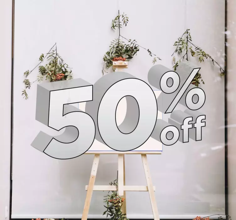 Vinilo rebajas muestra de promociones - TenVinilo