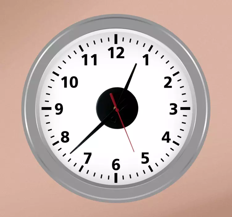 Vinilo reloj para el salón - TenVinilo