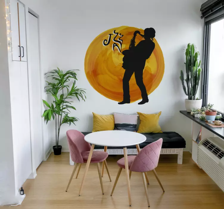 Vinilo saxofonista de jazz - TenVinilo