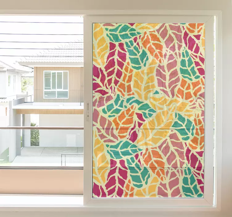 Vinilo translúcido para ventana ornamental - TenVinilo