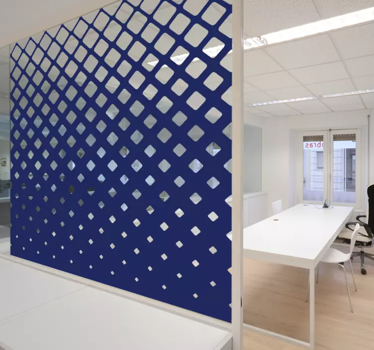 Vinilo ventana cuadrados - TenVinilo