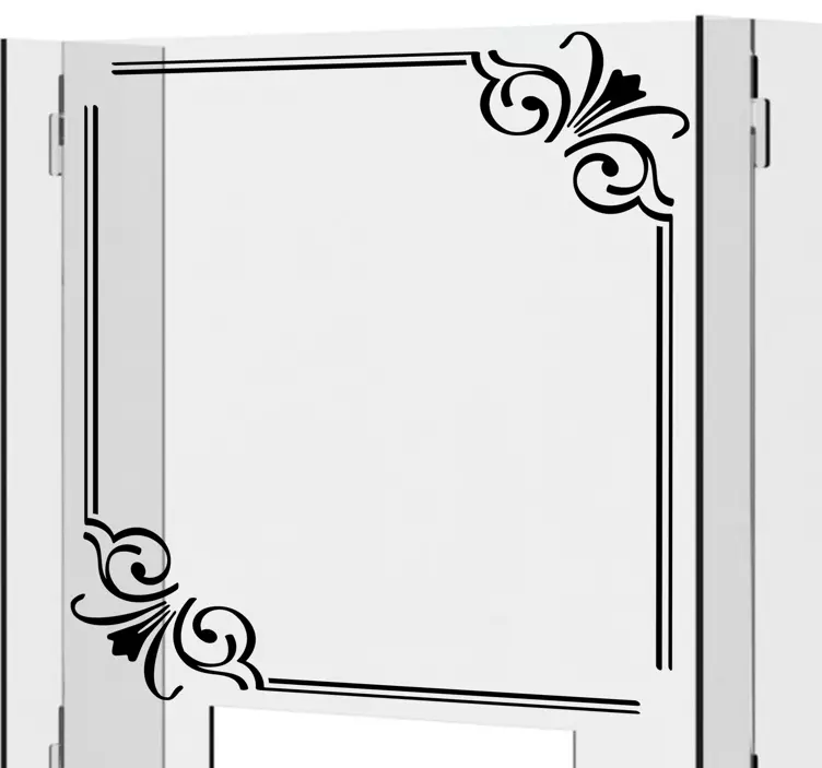 Vinilo para cristales Frontera vintage - TenVinilo