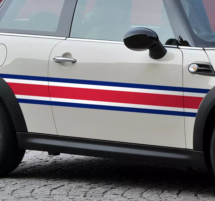 Vinilos para coches franjas Great Britain - TenVinilo