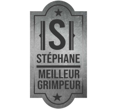 Vinilo bici meilleur grimpeur personalizable - TenVinilo