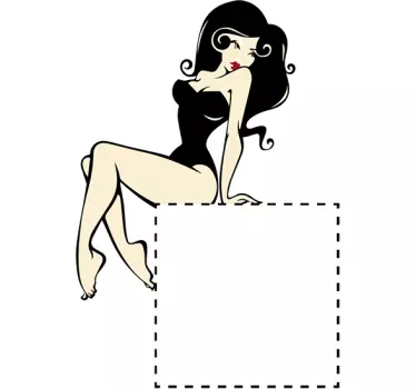 Pegatinas para interruptor pinup - TenVinilo