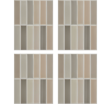 Vinilo para baño motivo rectangular - TenVinilo
