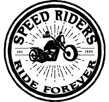 Pegatinas moto speed riders - TenVinilo