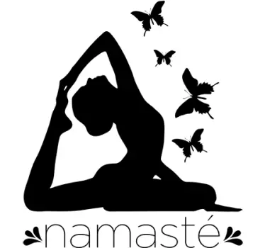 Vinilo decorativo namasté - TenVinilo