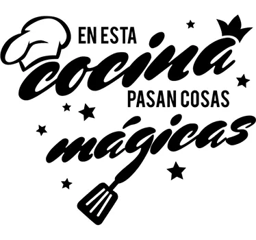 Vinilo para cocina cosas mágicas - TenVinilo