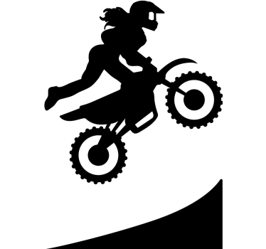 Vinilo interruptor motocross - TenVinilo