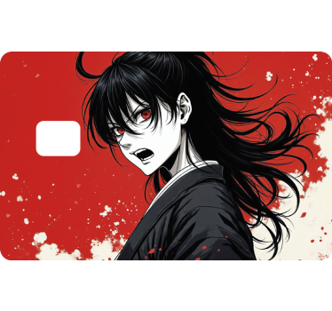 Sticker para tarjeta personaje de anime - TenVinilo