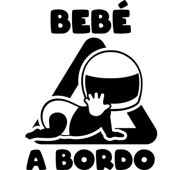 Calca para auto motera a bordo - TenVinilo
