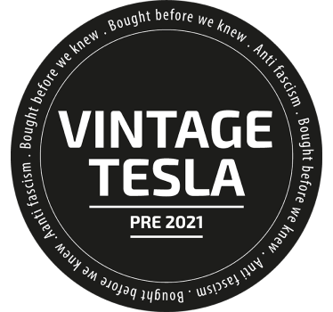 Calca para auto tesla clásico - TenVinilo