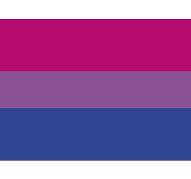 Calca para auto bandera bisexual - TenVinilo