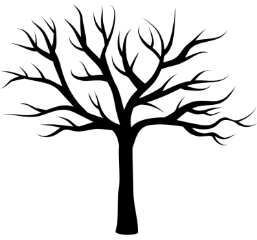 Vinilo árbol sin hojas - TenVinilo