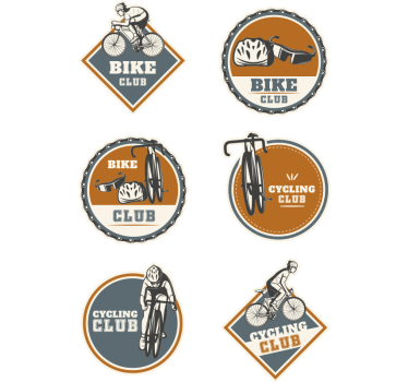 Calca para bicicleta diseño de escenografía de ciclismo - TenVinilo