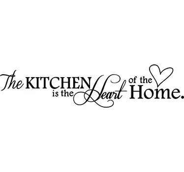 Vinilos para cocina heart of the home - TenVinilo