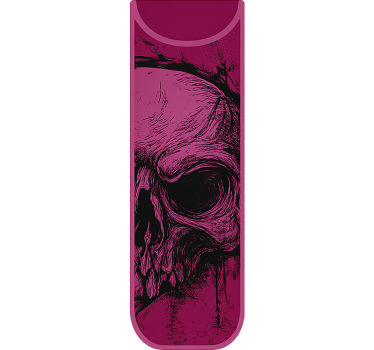 Calca para bicicleta boceto de calavera grunge - TenVinilo