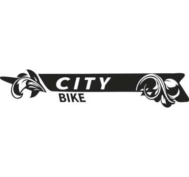 Calca para bicicleta colección de bicicletas urbanas - TenVinilo