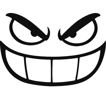 Calca para auto travieso gremlin del retrovisor - TenVinilo