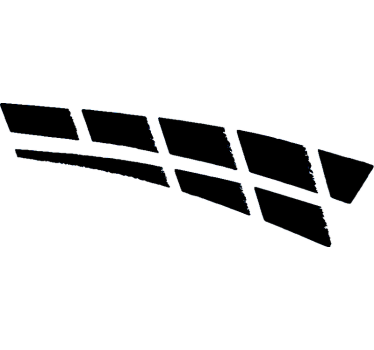 Calca para auto rayas abstractas monocromáticas - TenVinilo
