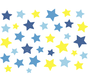 Calca para bicicleta estrellas coloridas - TenVinilo