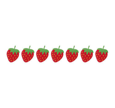 Calca para bicicleta patrón de fresas - TenVinilo
