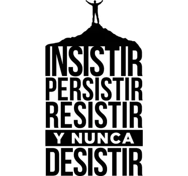 Vinilo frase motivadora emprendedores - TenVinilo