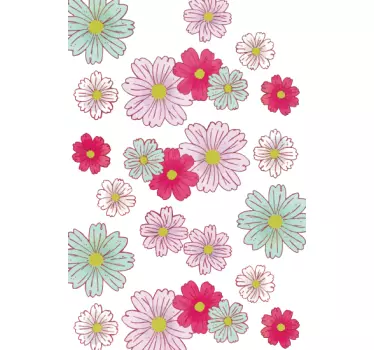 Vinilo para cristal ventana floral - TenVinilo