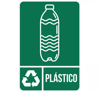 Adhesivos reciclaje plástico - TenVinilo