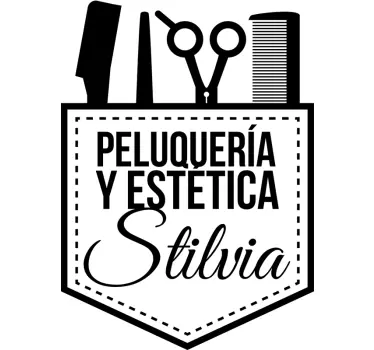 Vinilo para peluquería y estética personalizable - TenVinilo