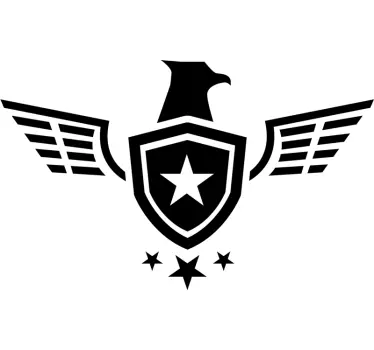 Vinilo para coche estrella del ejército - TenVinilo