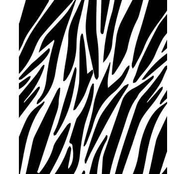 Vinilo cocina print animal cebra - TenVinilo