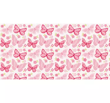 Vinilo habitación infantil Dibujos de mariposas - TenVinilo