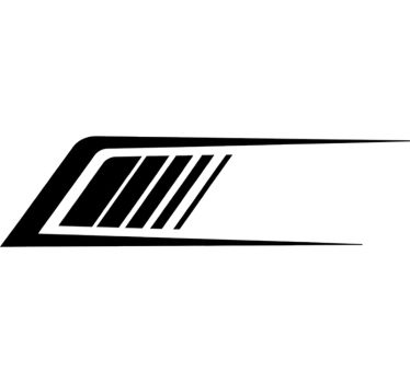 Calca para auto patrón de rayas diagonales - TenVinilo