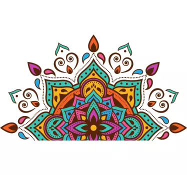 Vinilo cabecero Mandala geométrica - TenVinilo