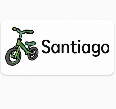 Calca para bicicleta marca del propietario - TenVinilo