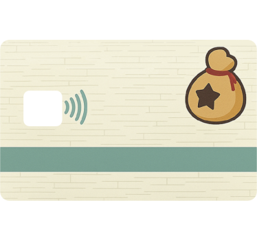 Sticker para tarjeta campanas de juego - TenVinilo