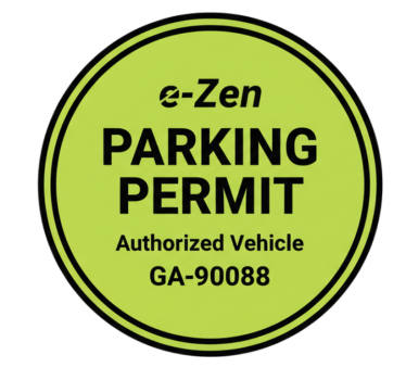 Calca para auto señal de estacionamiento personalizada - TenVinilo