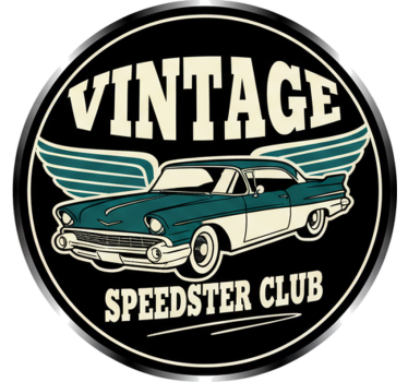 Calca para auto anuncio de estilo retro - TenVinilo