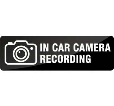 Calca para auto grabación de cámara dentro del coche - TenVinilo