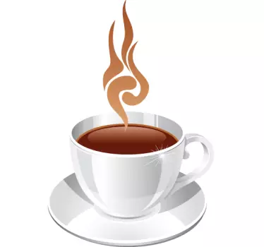 Adhesivo cocina taza de café - TenVinilo