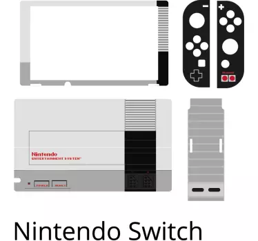 Pegatina Nintendo retro nes - TenVinilo