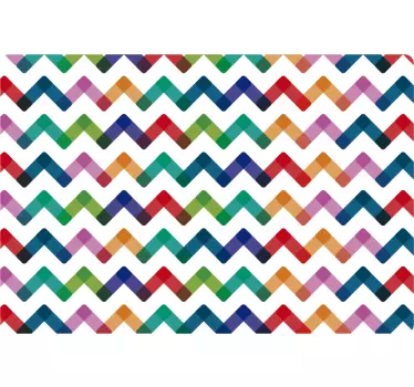 Vinilo decorativo formas geométricas touchpad vinilo zig zag - TenVinilo
