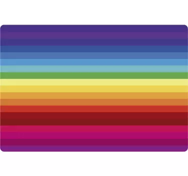Vinilo para portátil de trackpad arcoiris - TenVinilo
