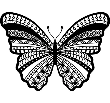 Vinilo animal mariposa coche - TenVinilo