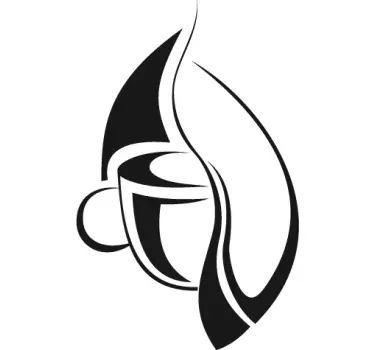 Vinilo decorativo logotipo infusión - TenVinilo