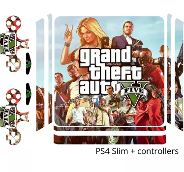 Vinilo gamer Grand Theft Auto - TenVinilo