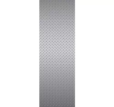 Vinilo para refrigerador textura de acero - TenVinilo