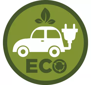 Calca para auto vehículo ecológico - TenVinilo